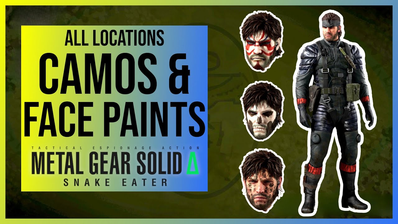 Metal Gear Solid 3 Remake Delta: All Camo & Face Paint Locations (A Snake Has Many Skins)