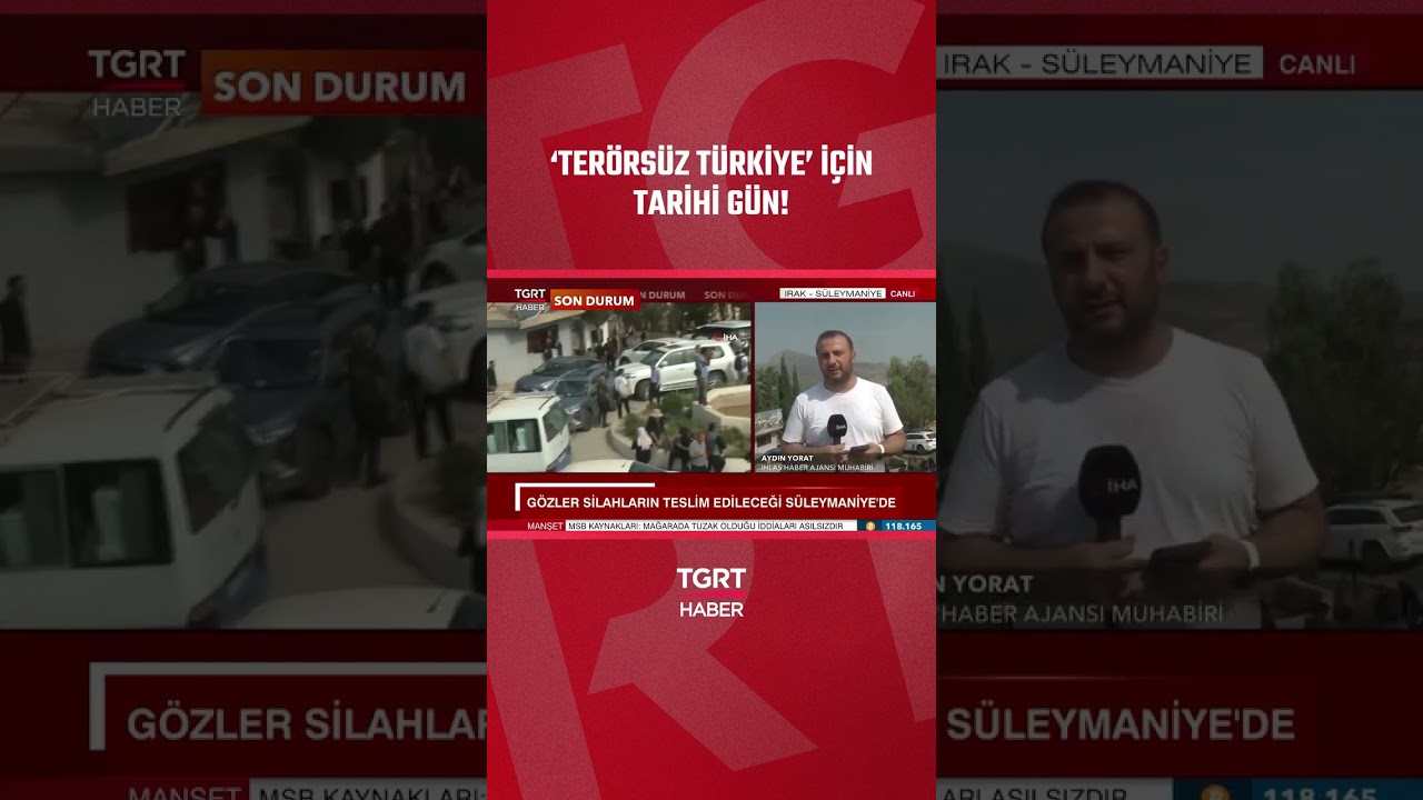 G&ouml;zler Silahların Teslim Edileceği S&uuml;leymaniye'ye &Ccedil;evrildi! #shors