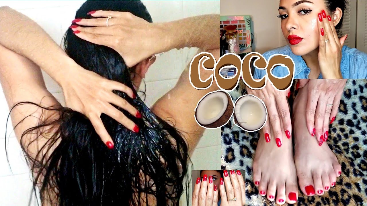 🍒 UTILIDADES DEL ACEITE DE COCO |TIPS DE BELLEZA CON ACEITE DE COCO | sam Orellana
