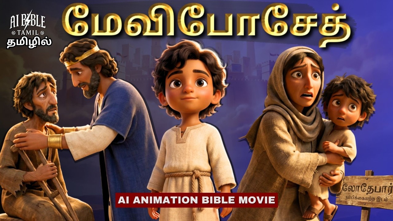 மேவிபோசேத் அனிமேஷன் கதை | மறக்கப்பட்ட இளவரசன் | Mephibosheth Animation Story in Tamil