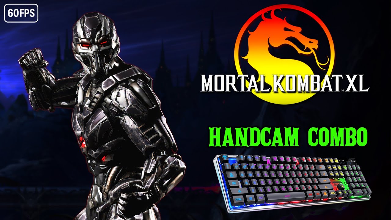 Mortal Kombat XL - TRIBORG (LK-7T2) SMOKE Klassic Tower CHALLENGE - Keyboard Gameplay