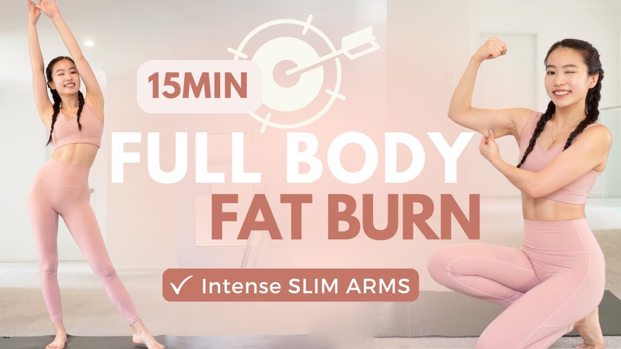 15min Full Body Target Fat Burn | 🎯Arms, Chest, ABS, Back, Thigh & Calf |All Standing, No Equipment