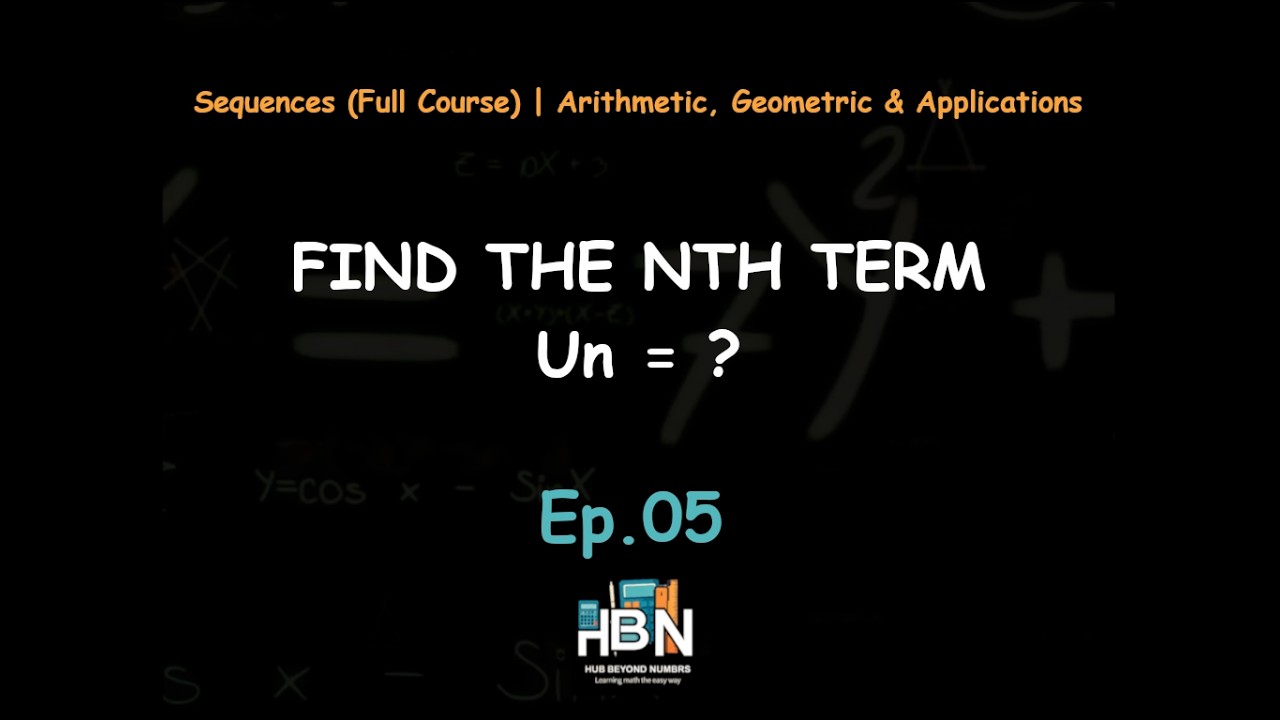 Finding the Nth Term of a Sequence | Easy Method