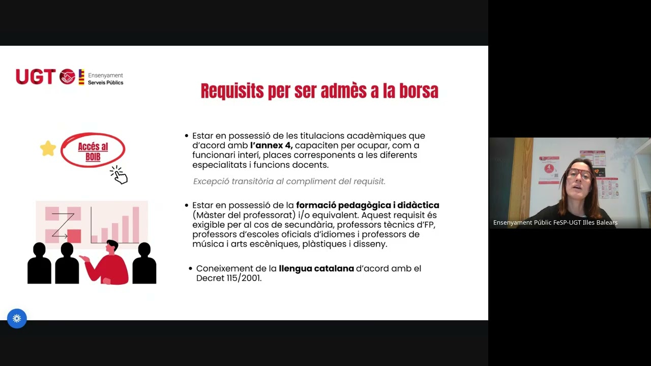 Convocatòria Borsa Interins Curs 26/27 - Explicacions PAS A PAS