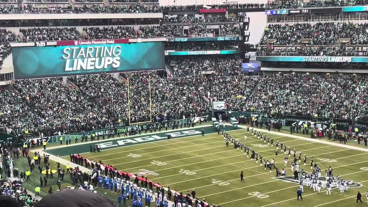 2025 NFC Divisional Playoffs Intro - Rams @ Philadelphia Eagles