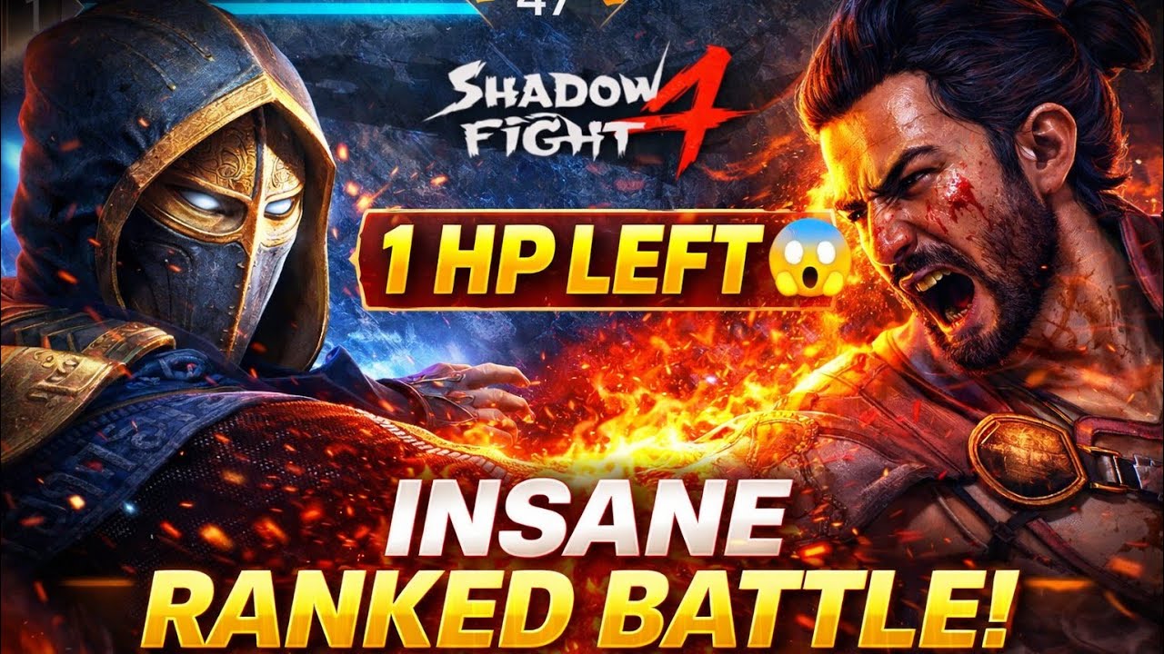 “Clutch Win at 1HP 😳 #shadowfight”