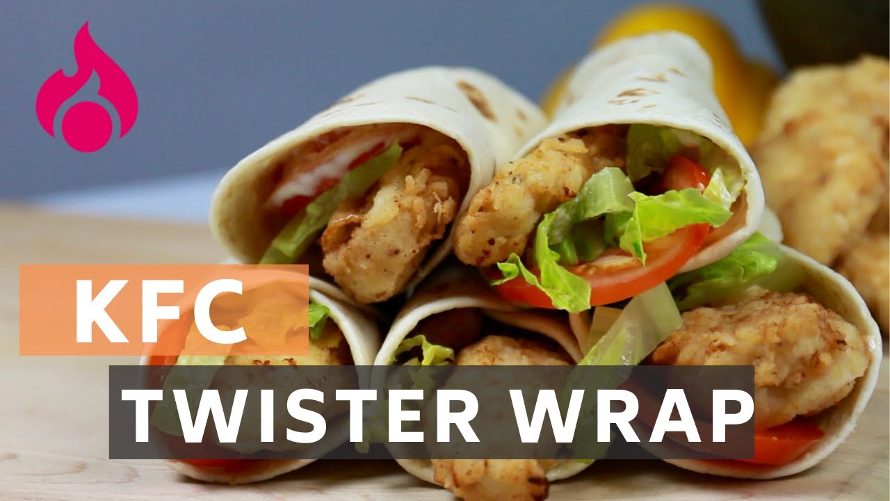 How To Make a KFC Twister Wrap | Homemade Chicken Twister Copycat Recipe
