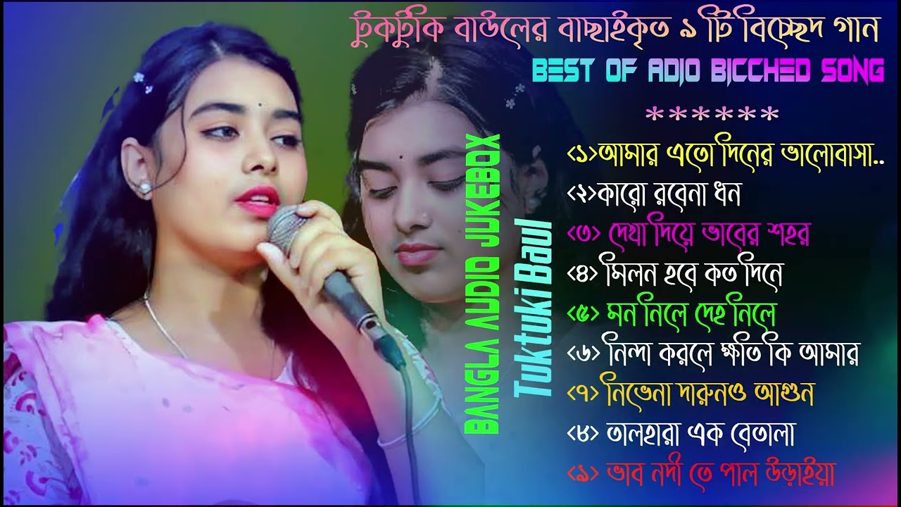 New Adio Jokebox । Tuktuki Baul । টুকটুকি বাউলের বাছাইকৃত অডিও গানের এলবাম । Projapoti baul media