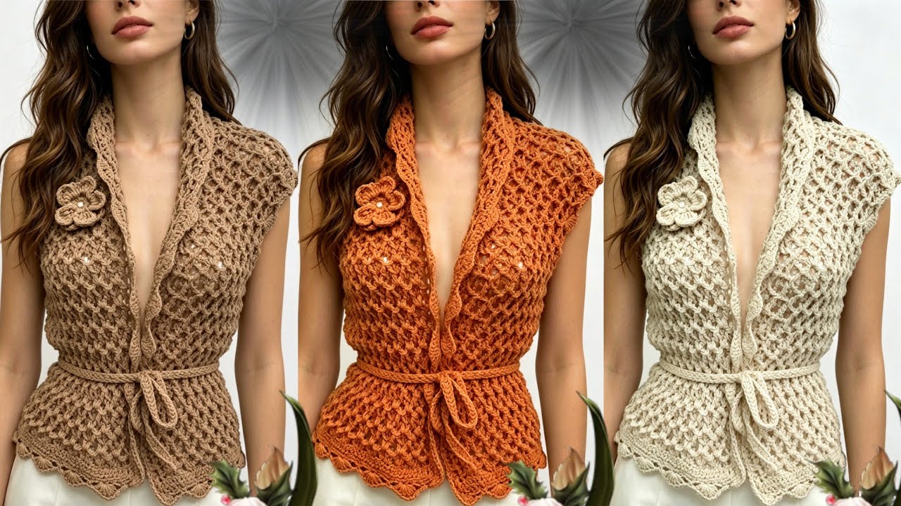 ⛔️Guau!! Increible cómo se VENDE de fácil este CHAL a CROCHET (Genera INGRESOS 💲desde HOY) 😱