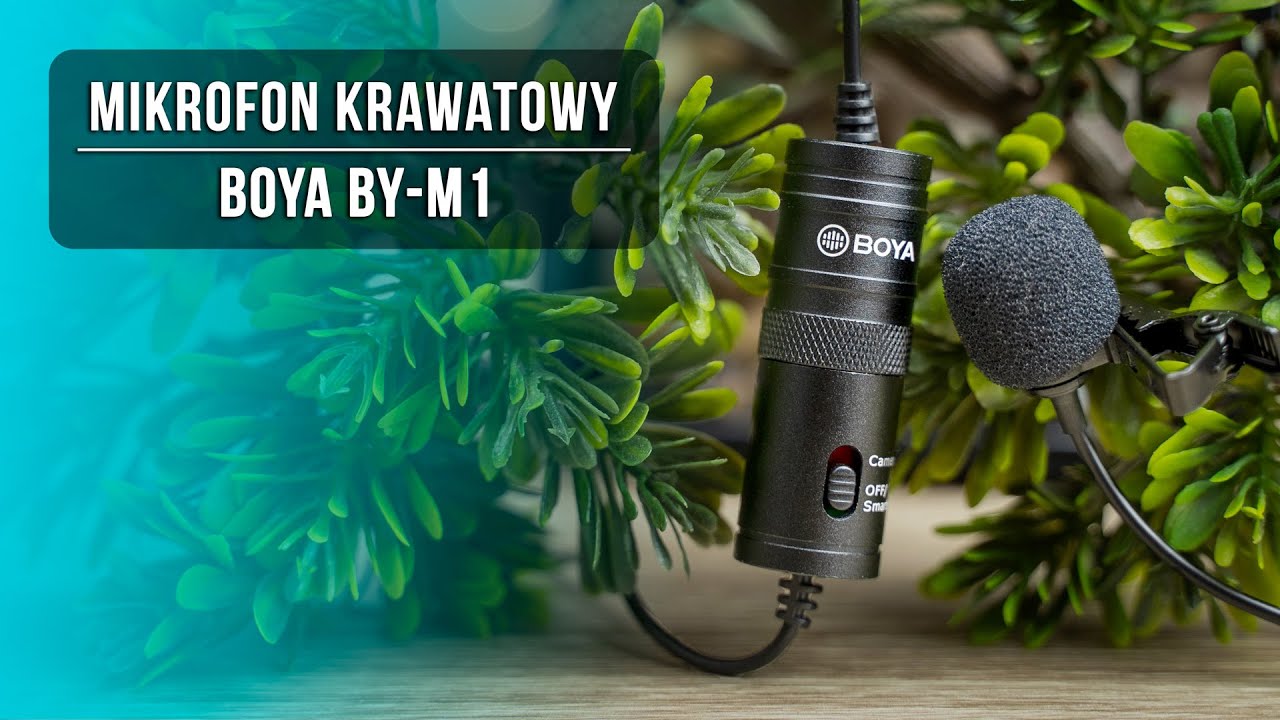 Boya BY-M1 - Test świetnego, taniego mikrofonu krawatowego