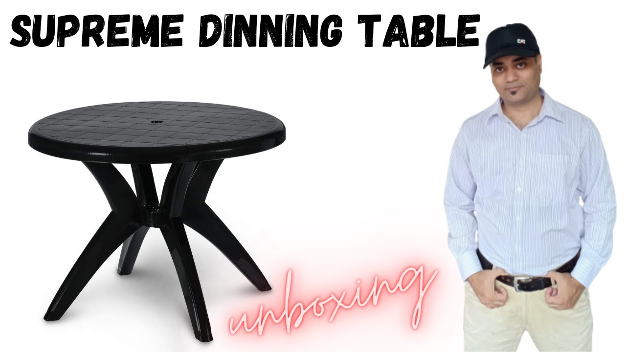Supreme dining table unboxing | Supreme Marina 4 Seater dining table | dining table review