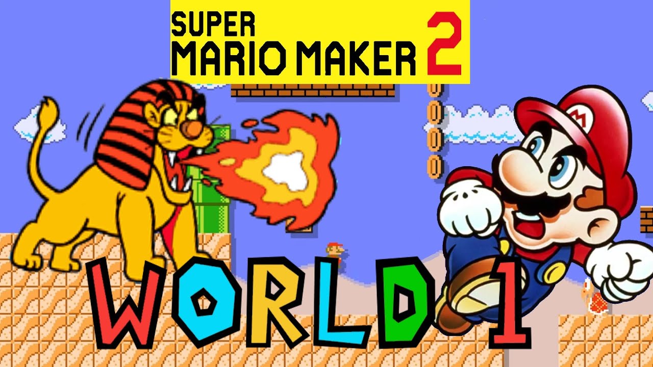 Super Mario Land: World 1 Remade in Super Mario Maker 2