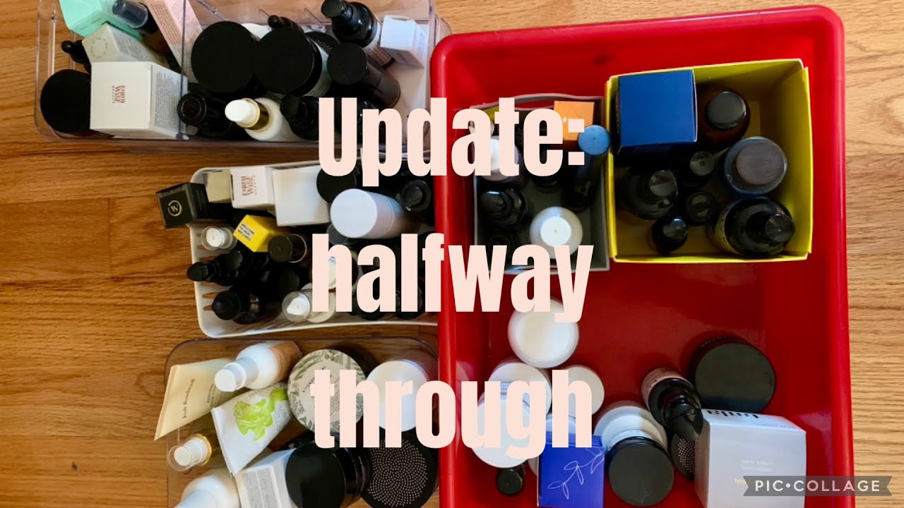 2025 Skincare Project Pan update-halfway through