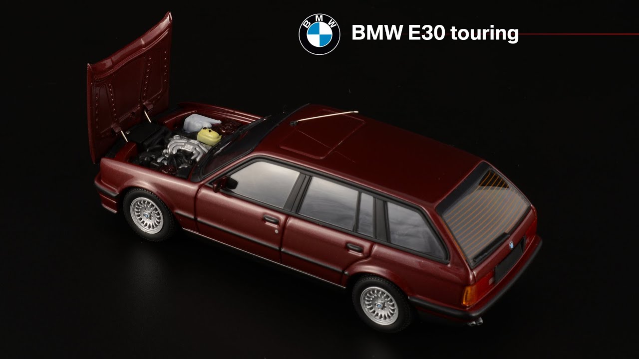 BMW 325i E30 touring Calypsorot • Minichamps