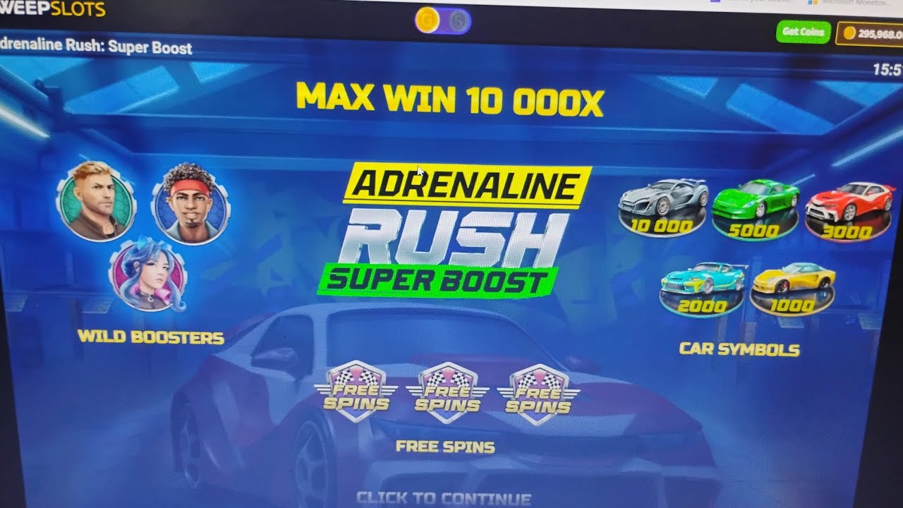 Adrenaline Rush: Super Boost 🎰 Slot 30 Free Spins Feature!  Turning dimes into dollars #gaming