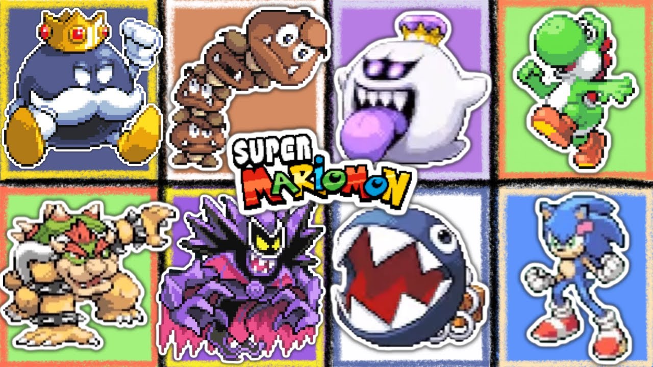 NEW Super Mariomon Pokédex - Complete TATTLEDEX  (v1.4.2) + NEW Sprites