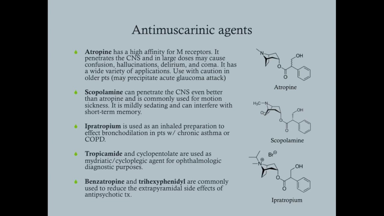 Cholinergic Antagonists - CRASH! Medical Review Series