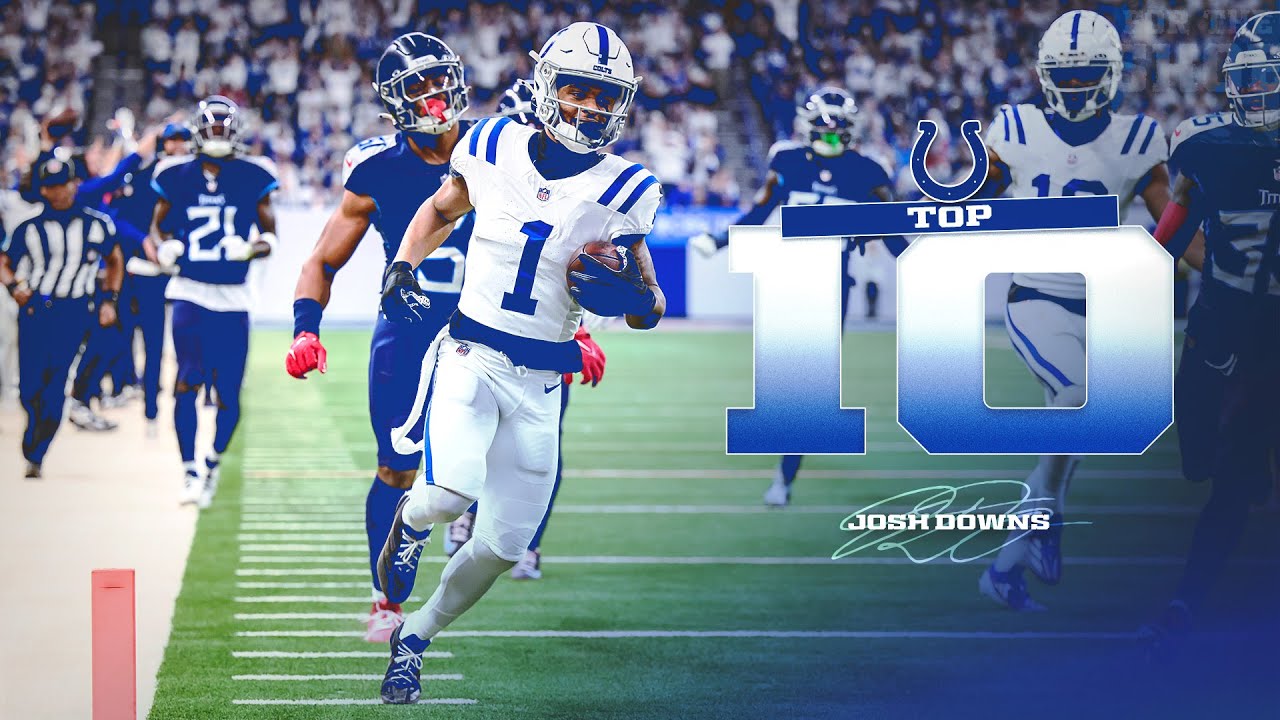 Josh Downs Top 10 Plays of the 2024 Season