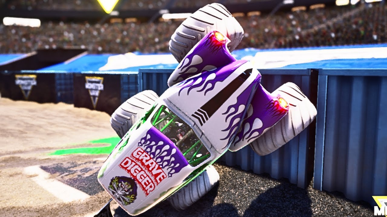 Monster Jam INSANE FREESTYLE - Crashes & Saves (Steel Titans 2)