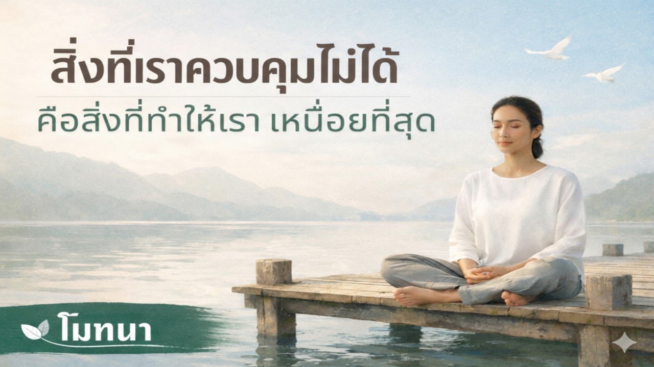 สิ่งที่เราควบคุมไม่ได้ คือสิ่งที่ทำให้เราเหนื่อยที่สุด | โมทนา