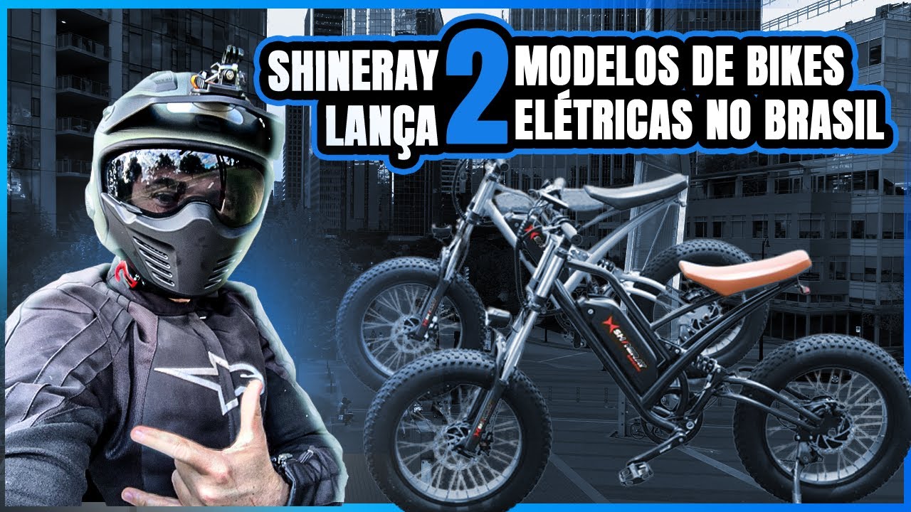 SHINERAY LANÇA DOIS MODELOS DE BIKES ELÉTRICAS NO BRASIL