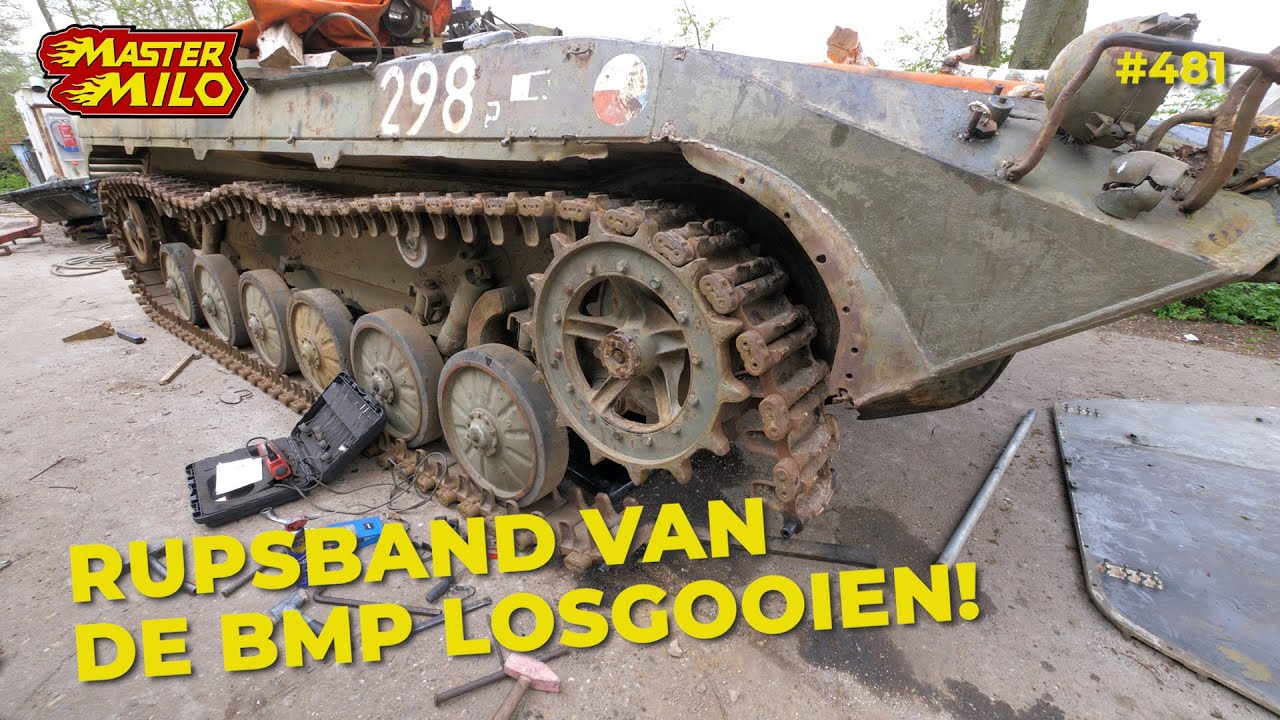 Rupsband En Sprocket Van De BMP Demonteren! #481