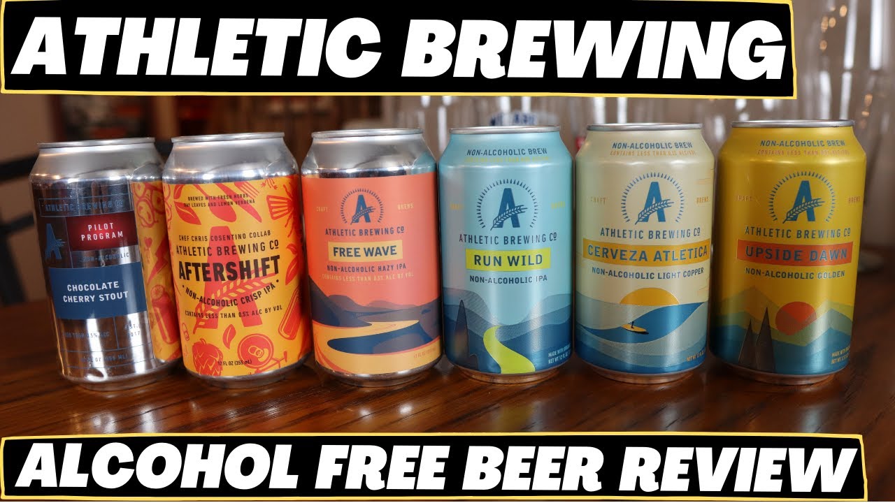 Athletic Brewing Non Alcoholic Beer Review  ① ② 🍺