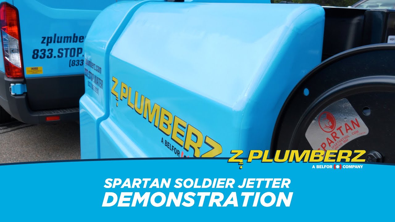 Z PLUMBERZ - Spartan Soldier Jetter Demonstration