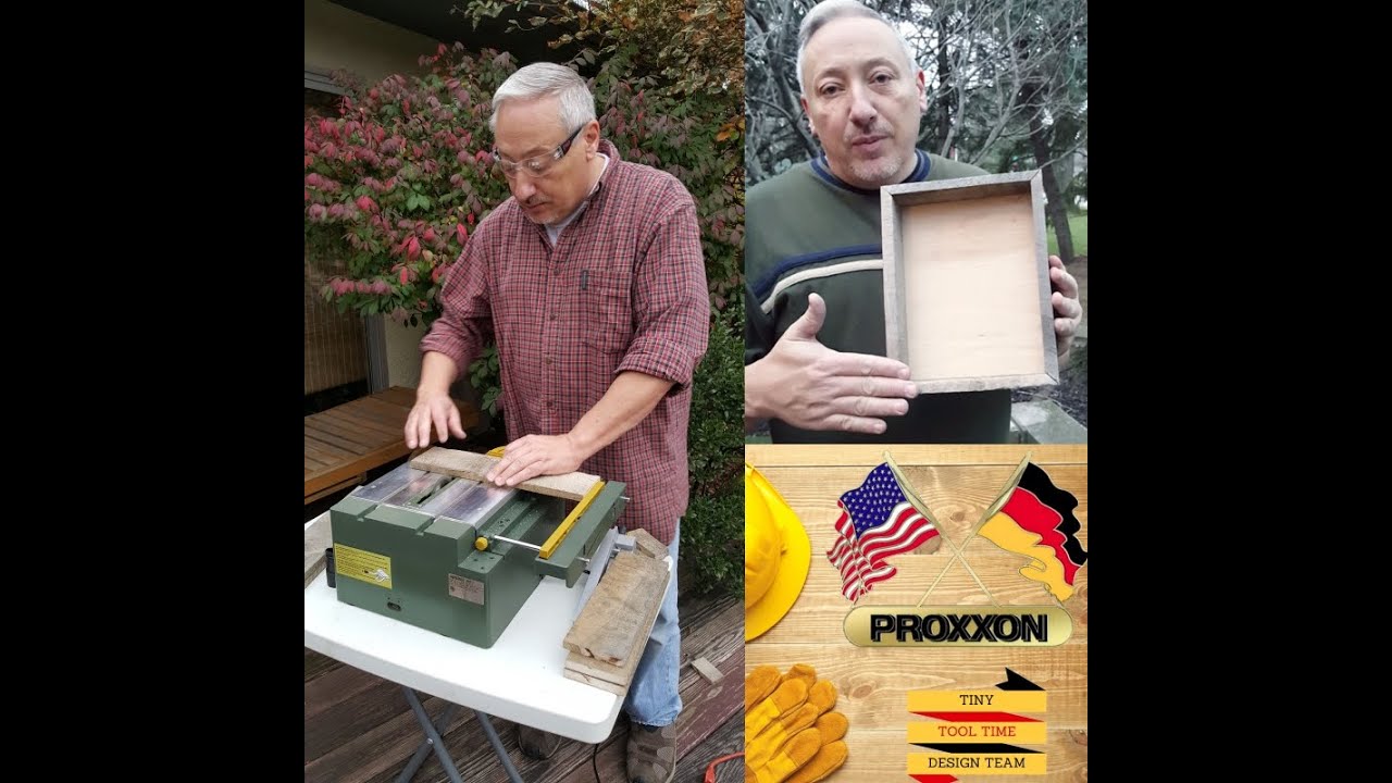 Building a Shadowbox with a Proxxon Table Saw and Reclaimed Palett Wood