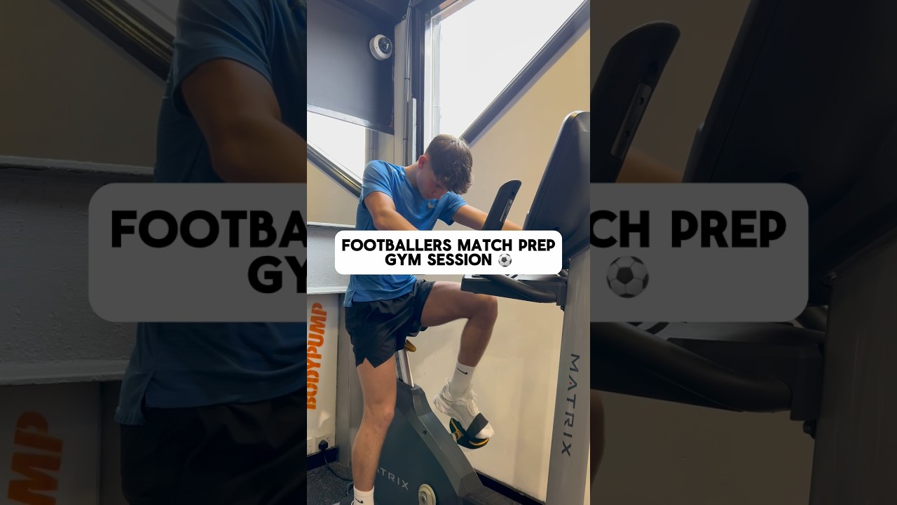 Footballers match-day gym preparation ⚽️