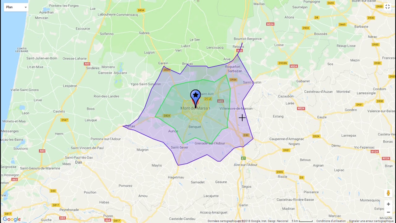 Cr&eacute;er une zone de chalandise avec owlapps