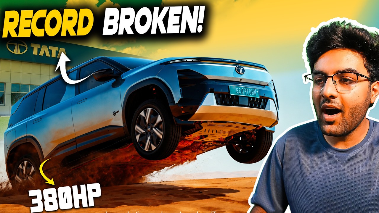 &lsquo;Tata&rsquo;s 4x4 DID what Mahindra COULD NEVER&rsquo; SIERRA EV sets WORLD RECORD WITH 380HP ! pros car show