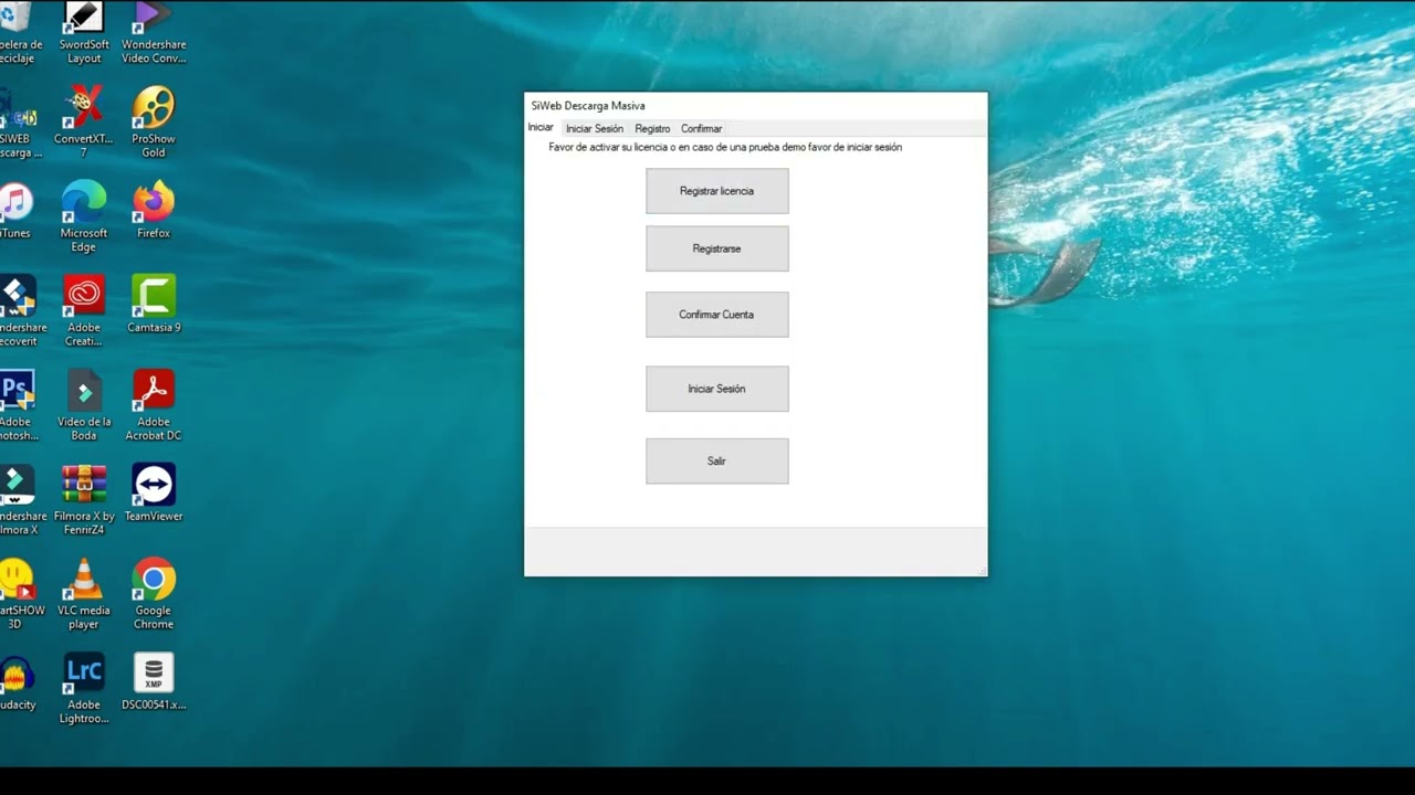 Instalación descarga masiva