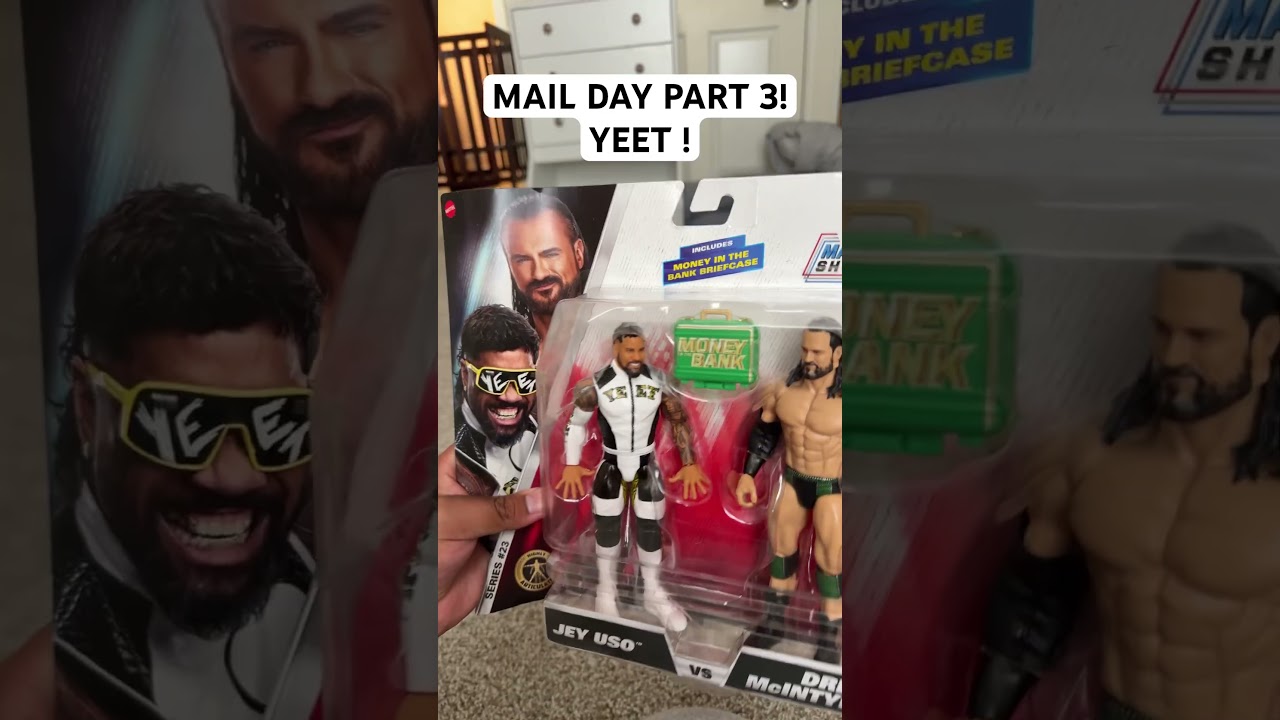 UNBOXING JEY USO VS DREW MCINTYRE BATTLE-PACK #wwecollector #wwefigures #jeyuso #drewmcintyre