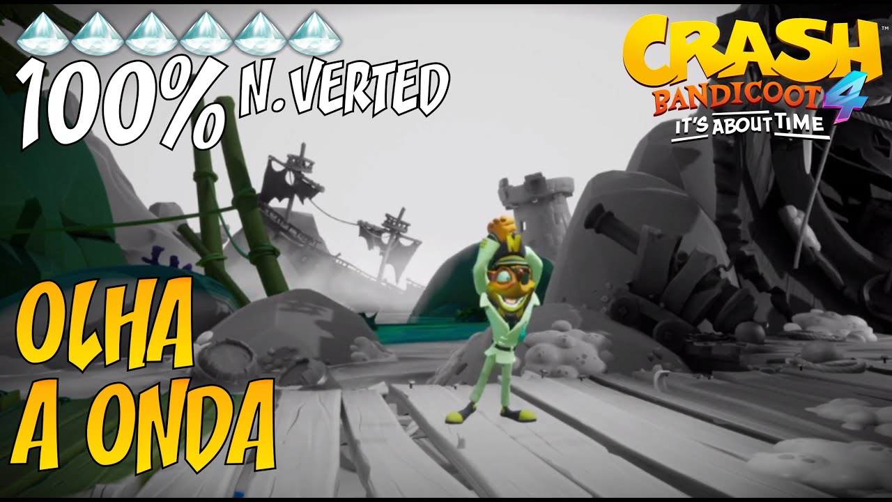 Crash Bandicoot 4 - Olha a Onda [100% Joias N. Verted]