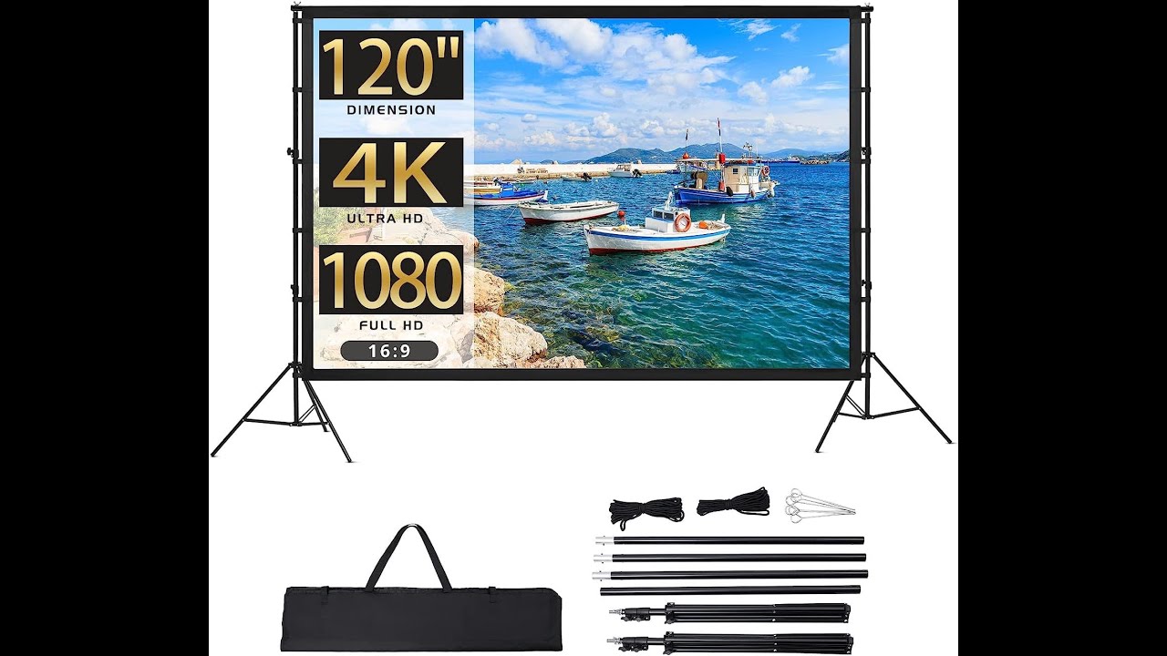 Pantalla De proyector Port&aacute;til Plegable de 120