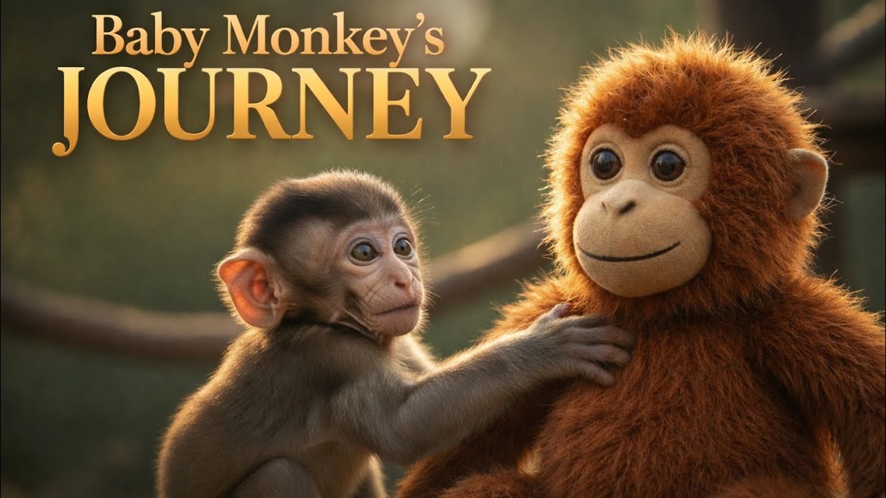 Lonely Baby Monkey’s Emotional Journey | A Story of Hope & Acceptance