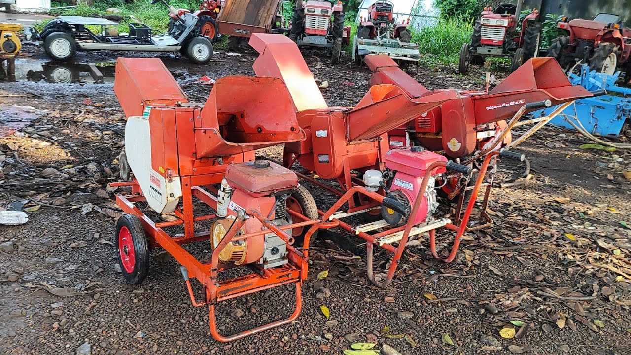 Báo giá 4 chiếc máy băm cành cây băm cỏ cho bò, hàng bãi nội địa Nhật rất rẻ.