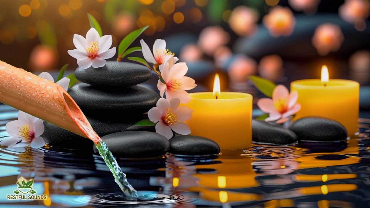 Relaxing Healing Piano 🌿 Water Sounds for Insomnia, Stress Relief & Deep Restful Sleep