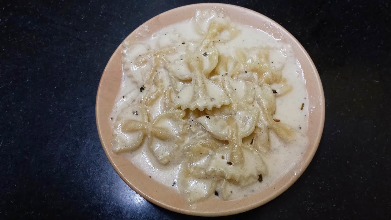 White sauce pasta!