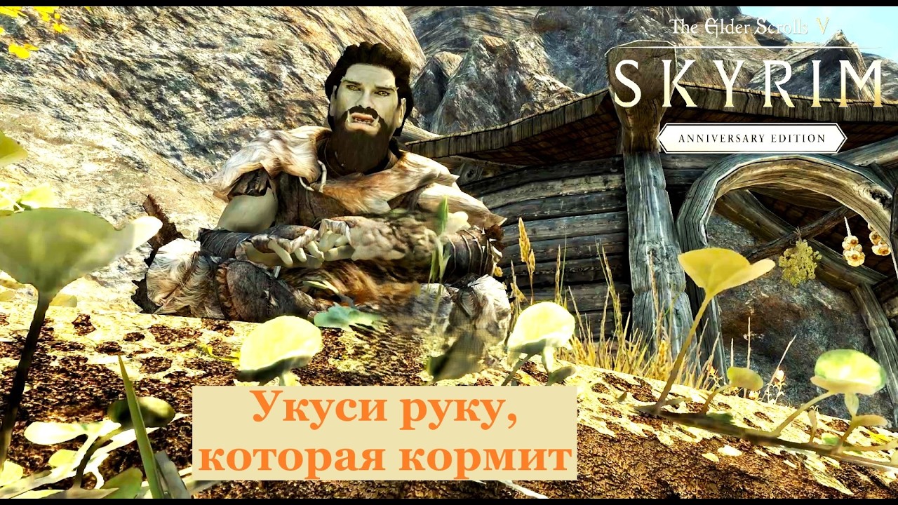 TES V: Skyrim Anniversary Edition #66  Интересные НПС  Укуси руку, которая тебя кормит.