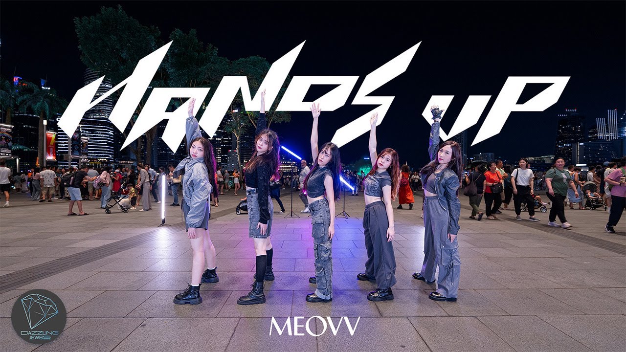 [KPOP IN PUBLIC / ONE TAKE] MEOVV (미야오) 'HANDS UP' | Dance Cover | DAZZLING JEWELS from SG