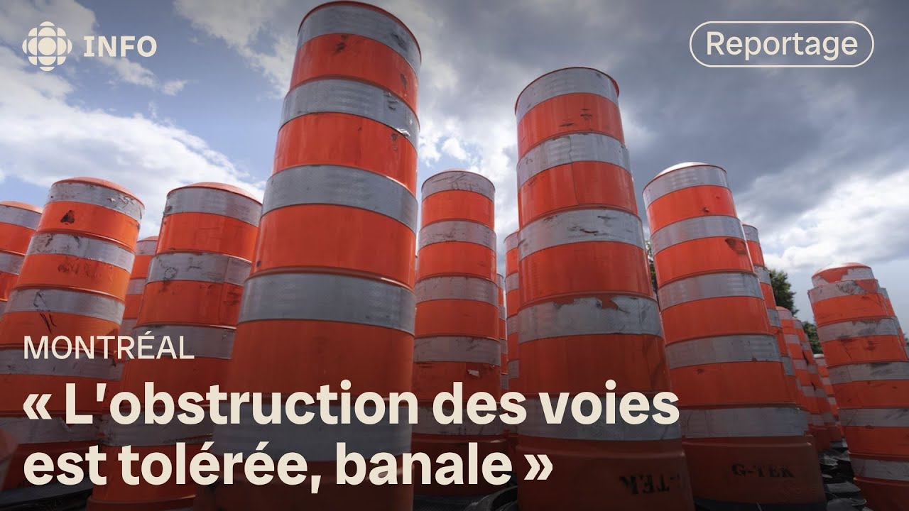 Moins de chantiers, plus de cônes oranges à Montréal