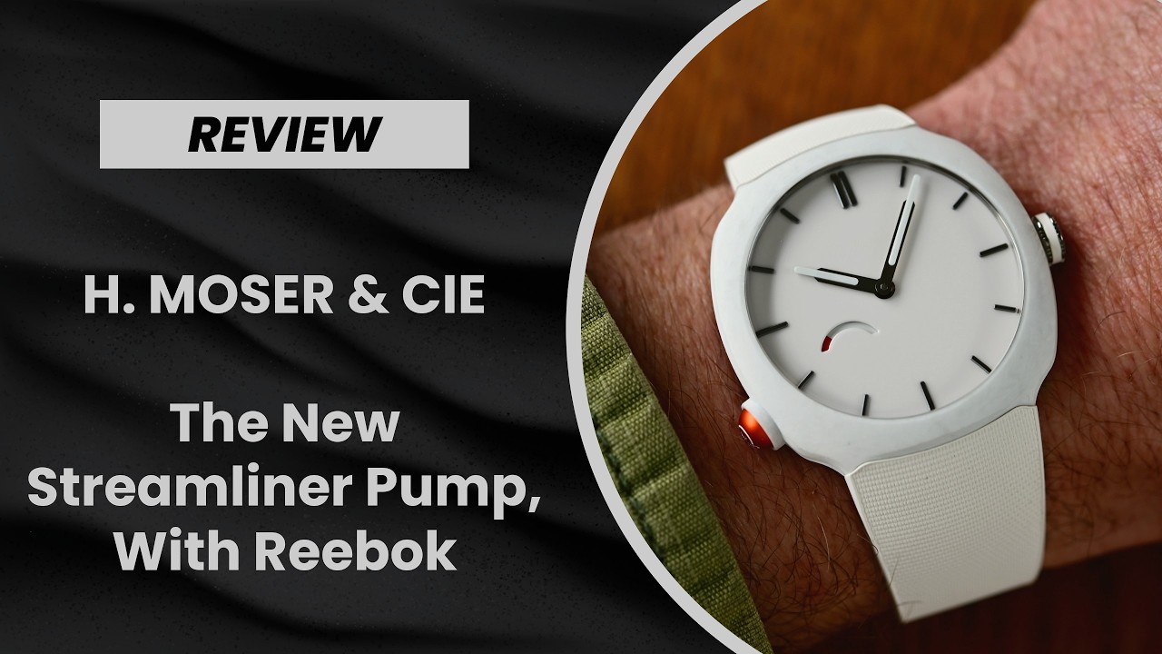 Готовы к действию: новые кроссовки H. Moser & Cie Streamliner Pump, созданные в сотрудничестве с ...