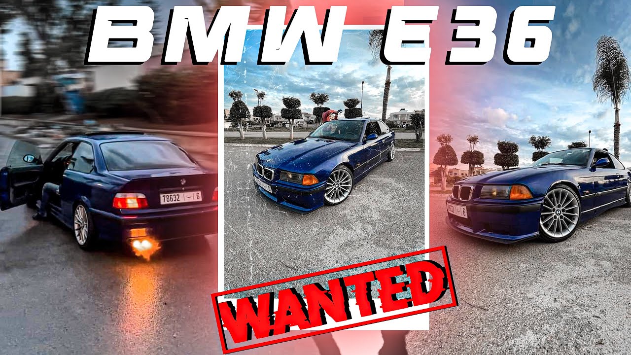 L’une des plus belle des bmw e36 au maroc 🇲🇦❤️‍🔥 فيديو مبلل دريفة🔥😍🔥