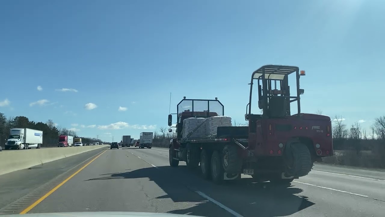Kitchener to Milton, Driving on McDonald Cartier Freeway (Canadian Highway)