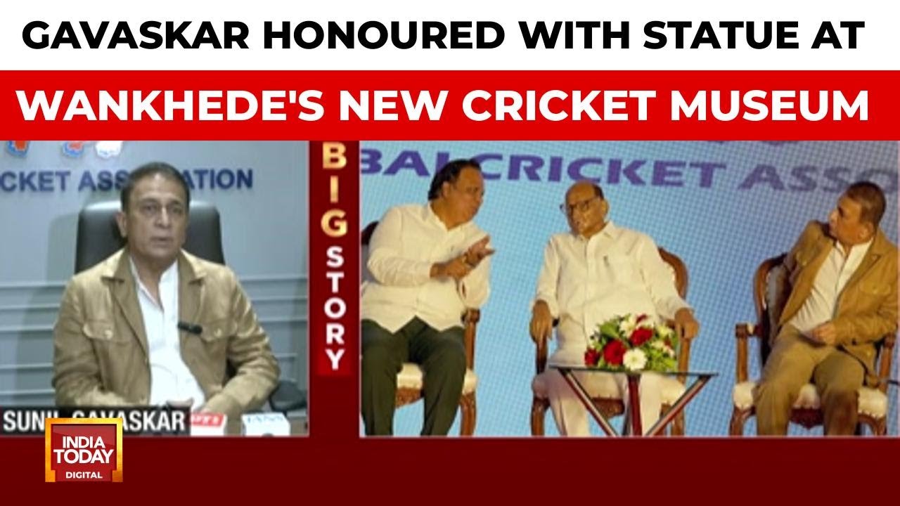 Sunil Gavaskar 'Overwhelmed' By Statue Honour At Wankhede's New Cricket Museum