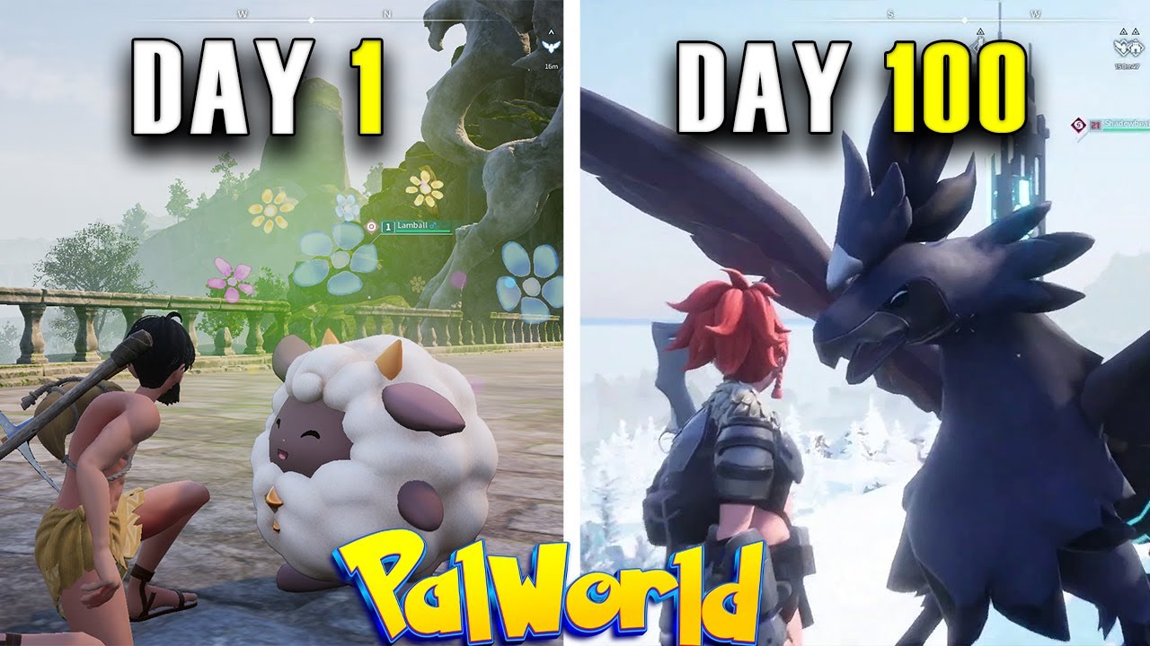 I SURVIVED 100 DAYS IN PALWORLD IN HINDI