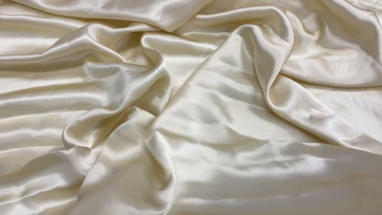 Charmeuse Silk Satin- Soft Butter #9146
