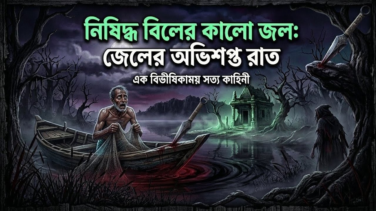 নিষিদ্ধ বিলের কালো জল ⚫ এক জেলের অভিশপ্ত রাত 👹🧜‍♂️episode 4